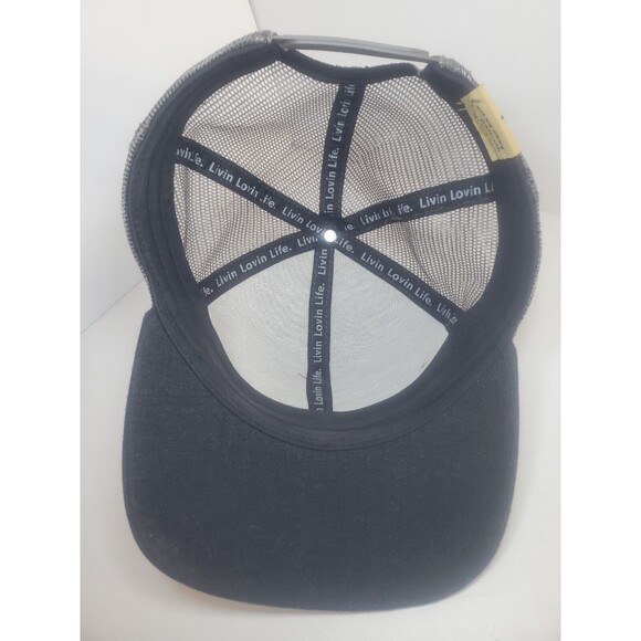 Mens Meshback Trucker Hat Artist Mountain Moose Snapback Patch NWOT - Picture 7 of 8